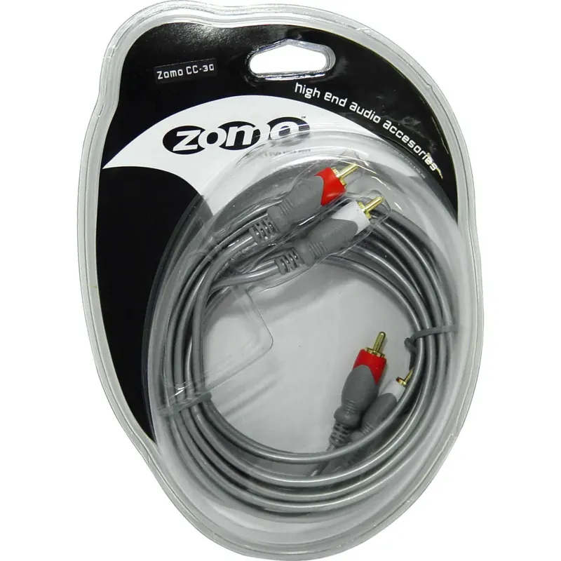 Fri frakt Zomo 2xRCA Ma > 2xRCA Ma 3m [CC-30]