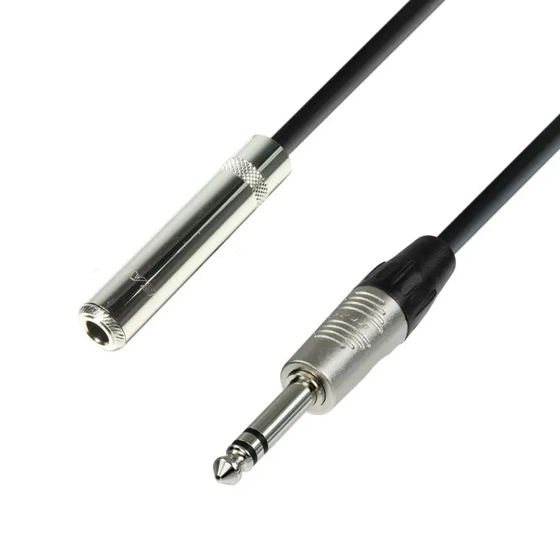 Adam Hall 1x6.3mm ST Ma > 1x6.3mm ST Fe 3m Nedsatt pris