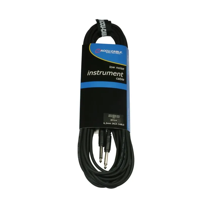 risnedsättning Accu-Cable 1x6.3mm Ma > 1x6.3mm Ma 10m