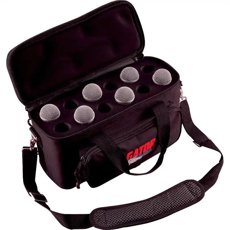 Handla nu Gator Cases GM-12B Nylon Bag for 12x Microphones