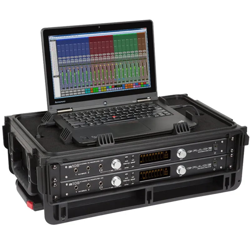 Populärt val SKB 1SKB-iSF2U Studio Flyer 2.0 portabelt rack 2HE