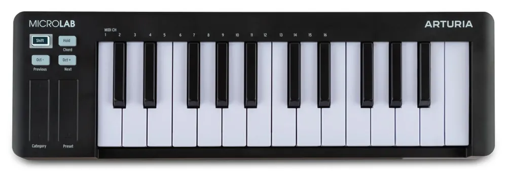 Billigare Arturia MicroLab mk3 Black
