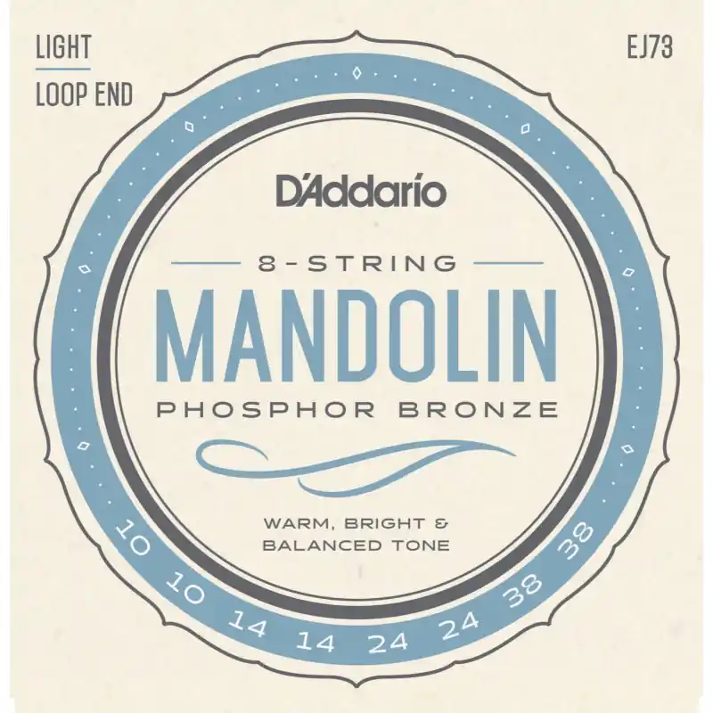 D'Addario EJ73 Light Mandolin 010 - 038 Erbjudande