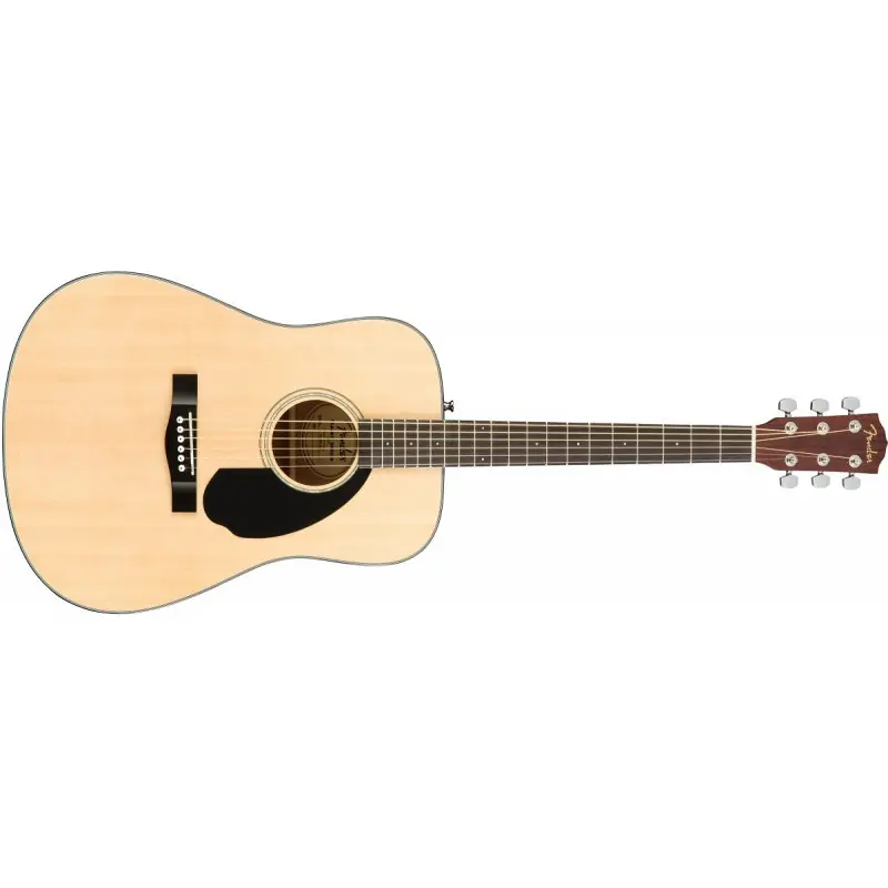 Fender CD-60S Dreadnaught med Solitt Lock - Natur Billigare