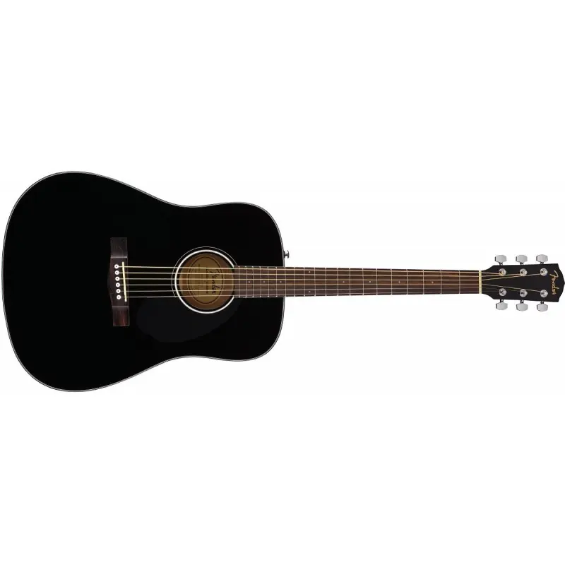 Fender Classic Design CD-60S med Solitt Lock. Svart Snabb leverans