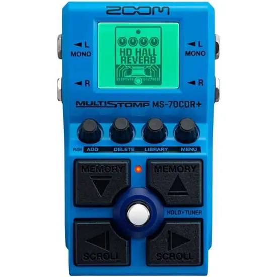 Zoom MS-70CDR+MultiStomp Chorus/Delay/Reverb Pedal Extra rabatt