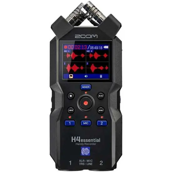 Zoom H4essential 32-bit 4-Channel Handy Recorder Erbjudande