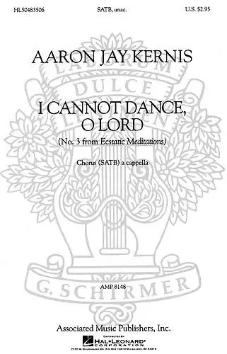 Extra rabatt Aaron Jay Kernis: Ecstatic Meditations No.3 - I Cannot Dance, O Lord
