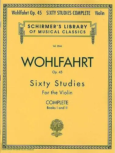 Säker betalning Franz Wohlfahrt: 60 Studies Op.45 - Complete Edition