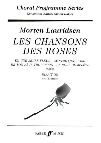 Nedsatt pris Morten Lauridsen: Les Chansons Des Roses