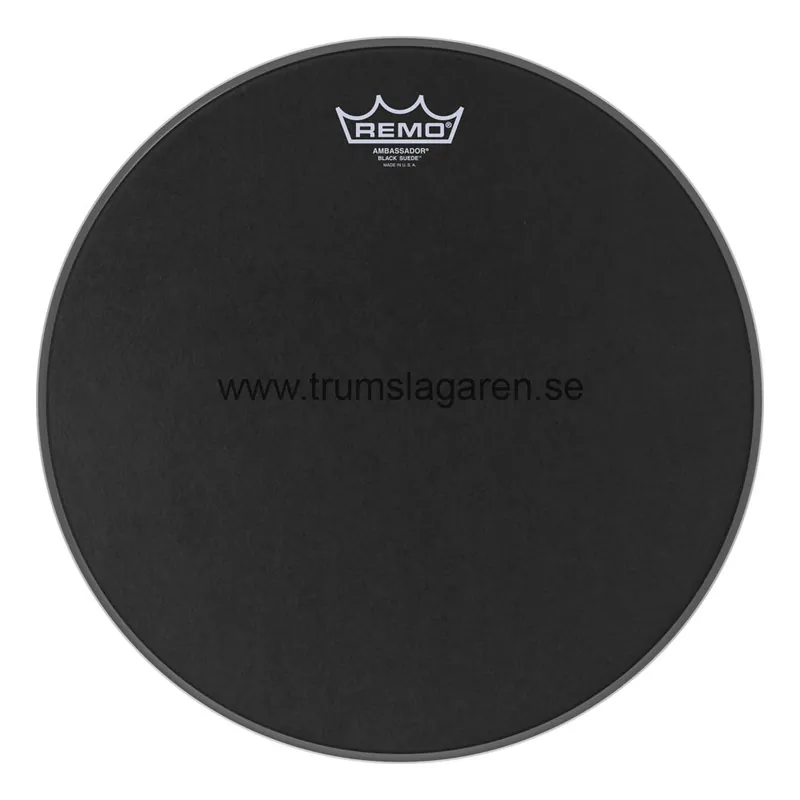 10” black suede Ambassador, Remo Säker betalning