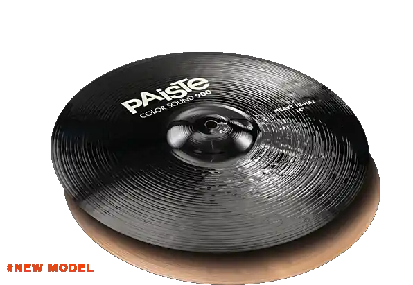 14" Color Sound 900 Black Heavy Hi-Hat, Paiste Sista chansen