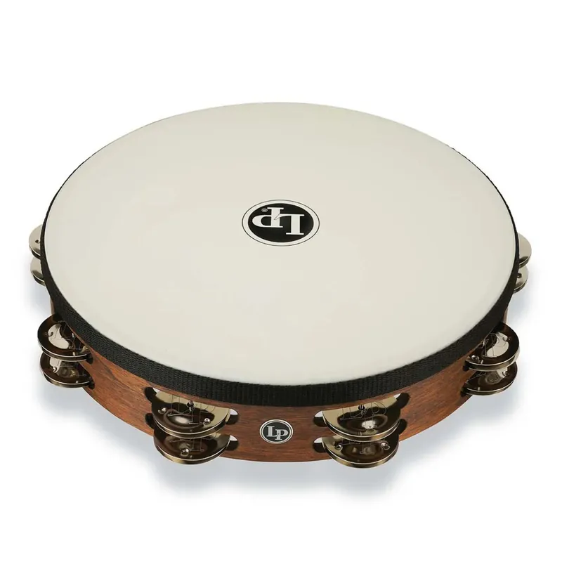 Lågt pris Latin Percussion LP316 Worship 10 Dbl Row Synth Tamb-Steel