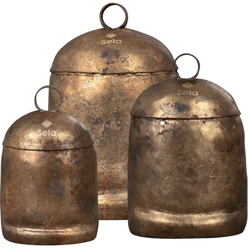 Begränsat antal Sela SEHBS1 Harmony Noah's Bell Set 1 khadki bubbeluppsättn