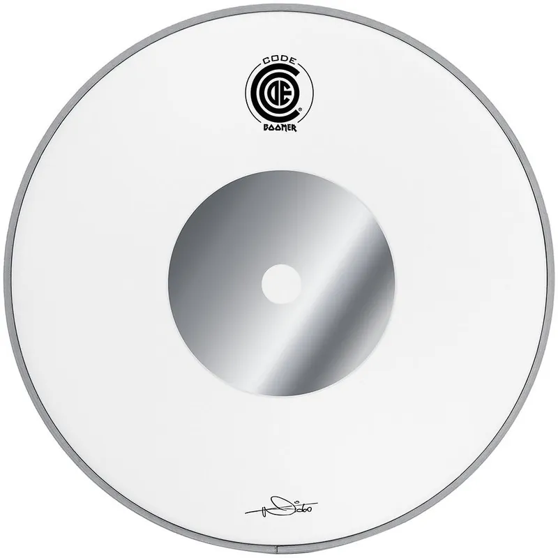 Code Drum Heads Boomer Clear Nicko McBrain Tom Drumhead, 12" Fynd