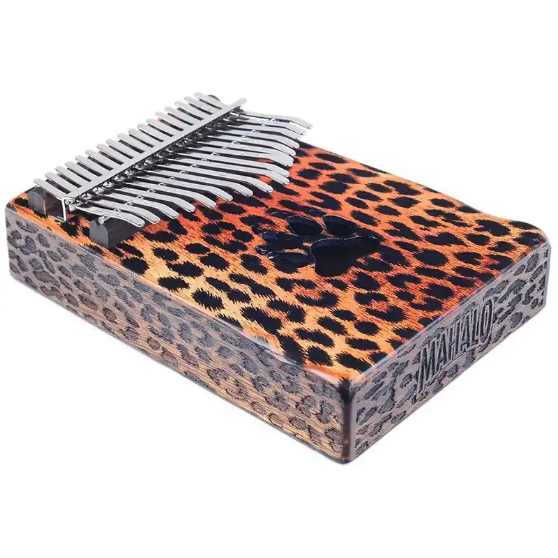 Mahalo MKA17CH Cheetah 17-Note Kalimba Endast idag