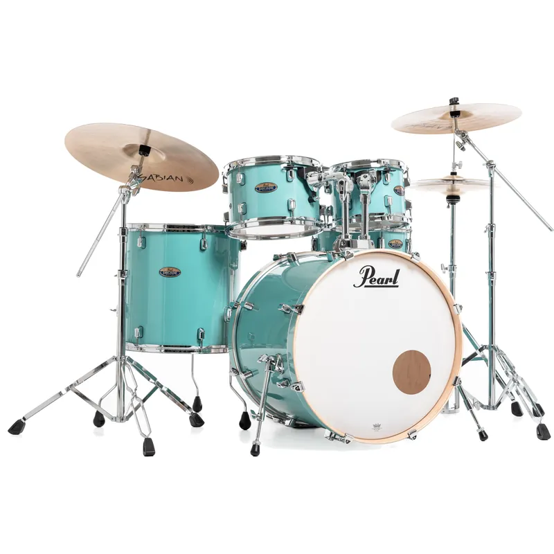 Billigare Pearl DMP925S/C884 Decade Maple Ice Mint 5-Piece Drum Kit