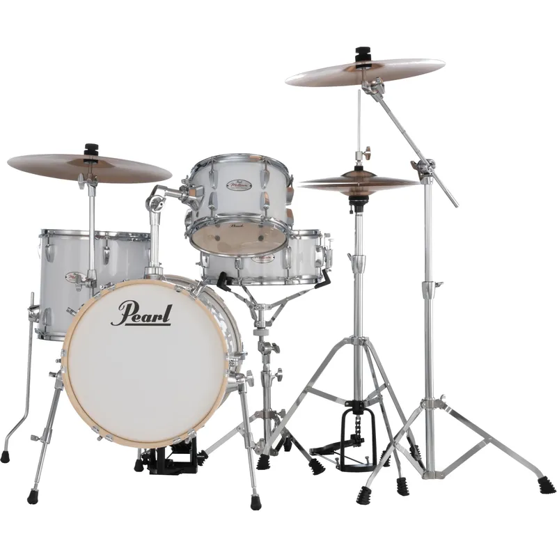 Fynd Pearl MT564/C-D33 Midtown Compact 4-Piece Drum Kit + Hardwar