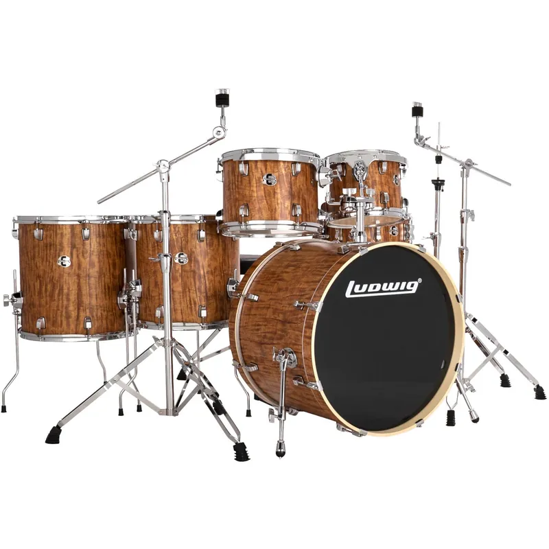 Ludwig LE622010 Element Evolution Cherry 6-Piece Drum Kit wi Populär
