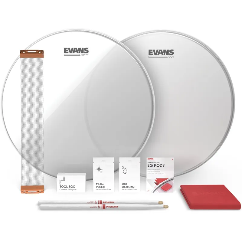 Expressleverans Evans UV1 Snare Tune Up Kit 14 inch underhållssats för vir