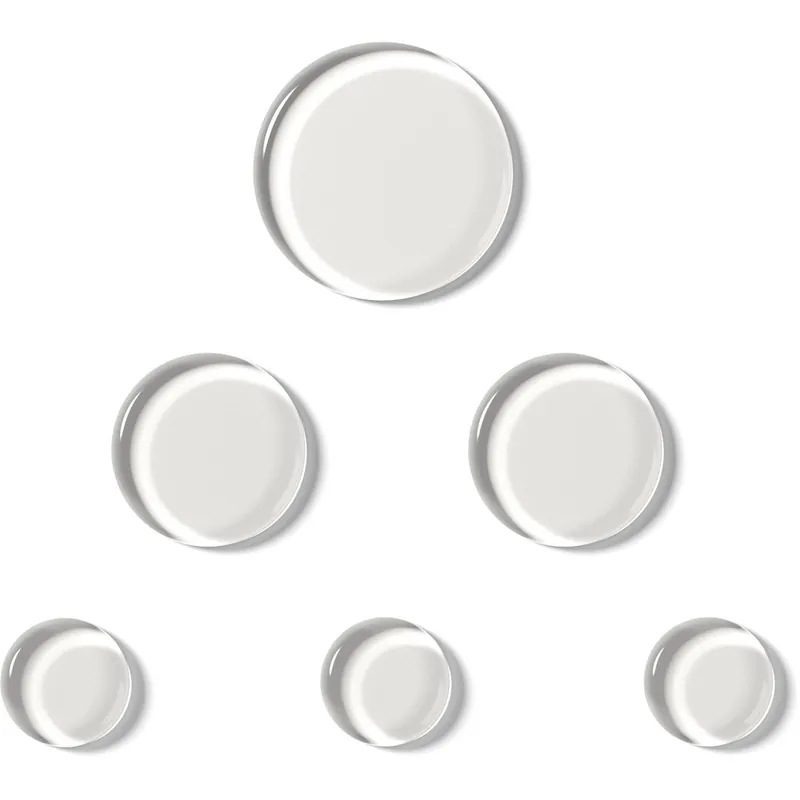 SlapKlatz MINI - Clear Set of 6 Transparent Pads in Differen Populär