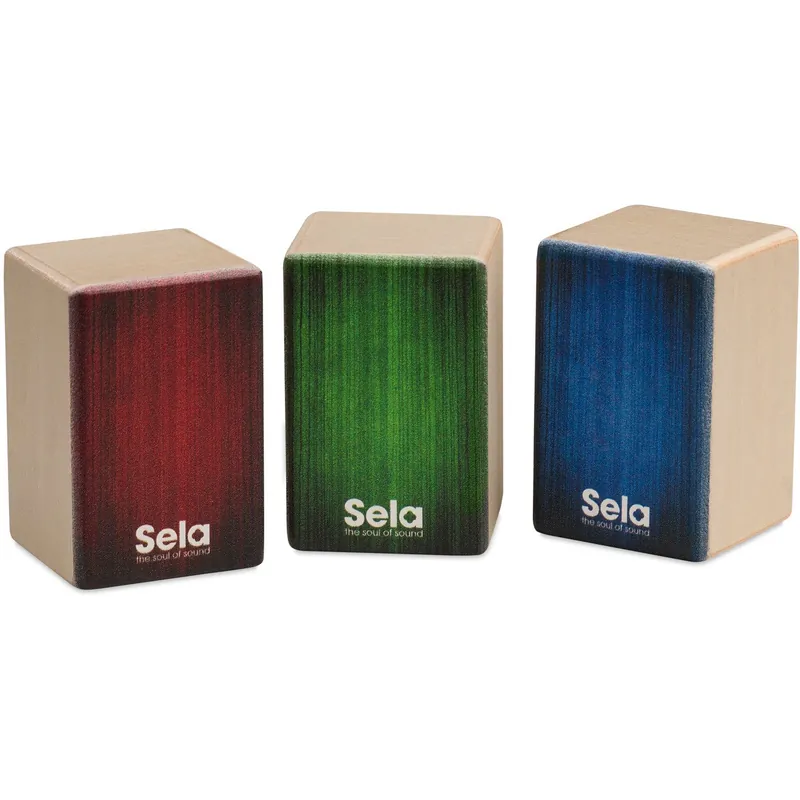 Sela SE 108 Mini Cajon shakers set (3 st) Rabatter