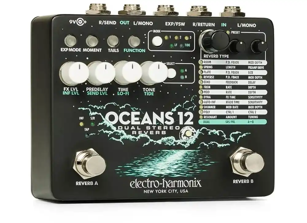 Snabb frakt Electro Harmonix OCEANS-12