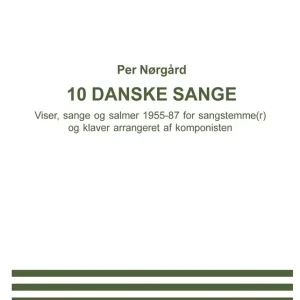 Per Nørgård: 10 Danish Songs (Voice and piano) Sänkt pris
