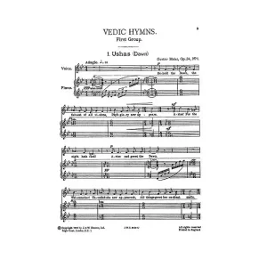 Gustav Holst: Vedic Hymns Op24 for Voice And Piano Extra rabatt
