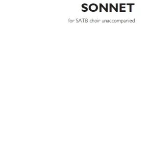 Joubert: Sonnet (Vocal Score) Beställ nu