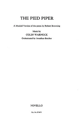 Colin Warnock: The Pied Piper (Vocal Score) Kampanjpris