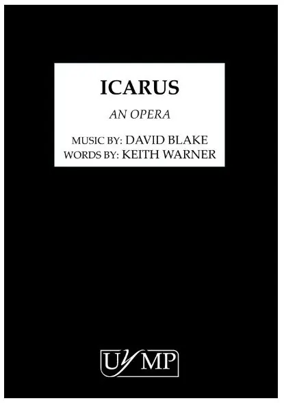 David Blake: Icarus (Vocal Score) Trygg betalning