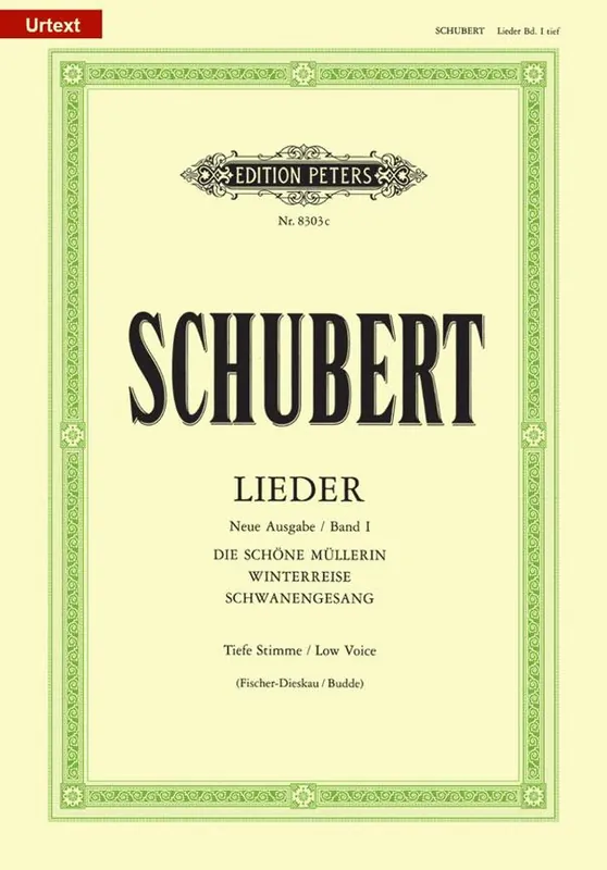 Lieder Volume 1 - Low Voice risnedsättning