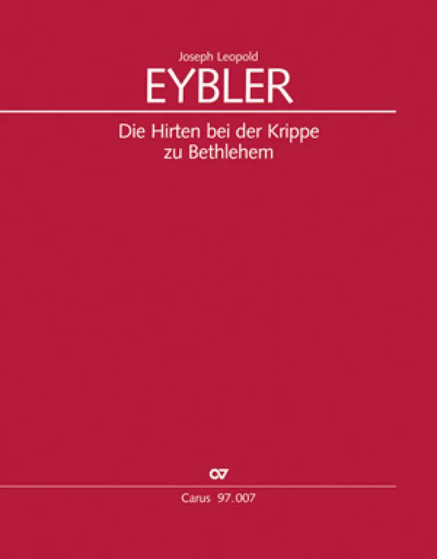 Fri frakt Die Hirten bei der Krippe zu Bethlehem : Weihnachtsoratorium in zwei Teilen
