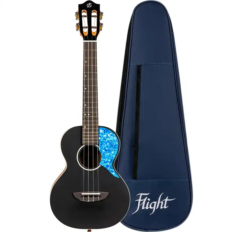 Flight Iris Tenor Ukulele - Black Kampanj