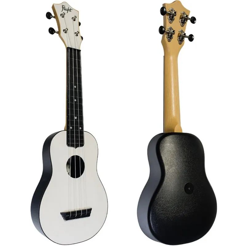 Endast denna vecka Flight: TUS35 ABS Travel Ukulele - White