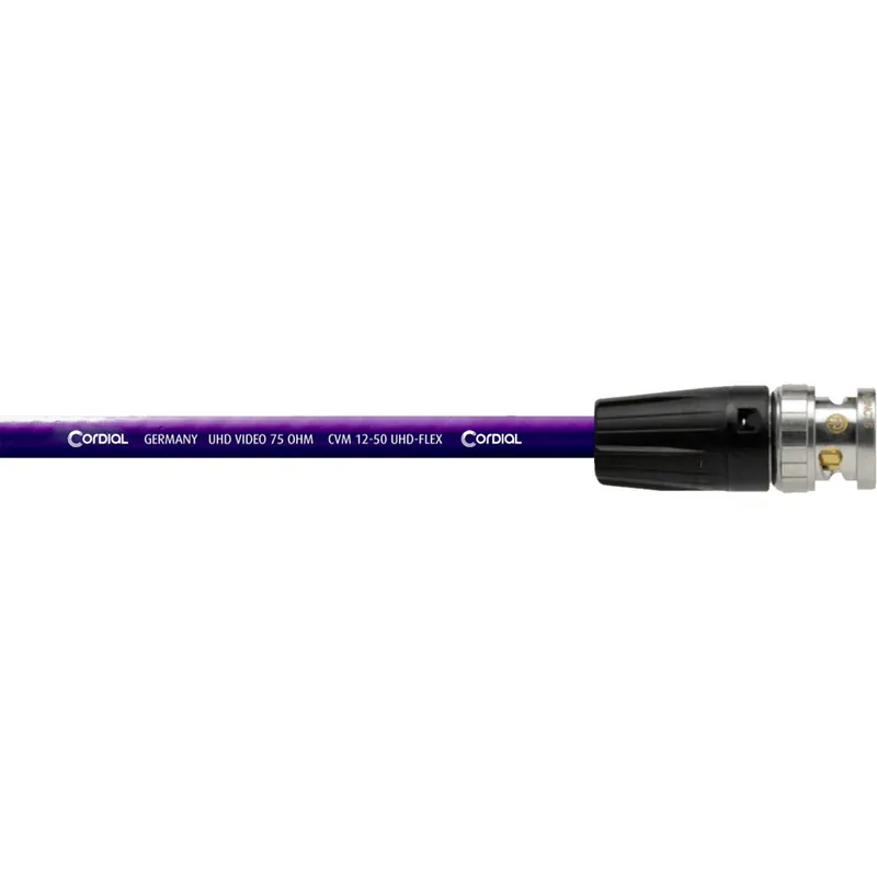 Cordial CVP20BB-UHD1250 BNC Data Cable, 0.89mm², 20m Expressleverans