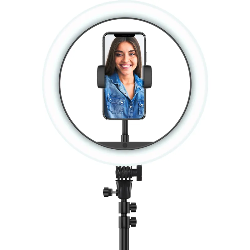 Handla nu Xqisit Selfie Ring Light with Smartphone Holder