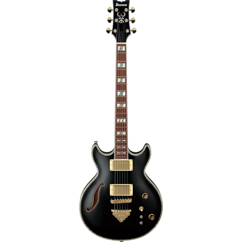 Premium Ibanez AR520H Black Semi-Acoustic Guitar