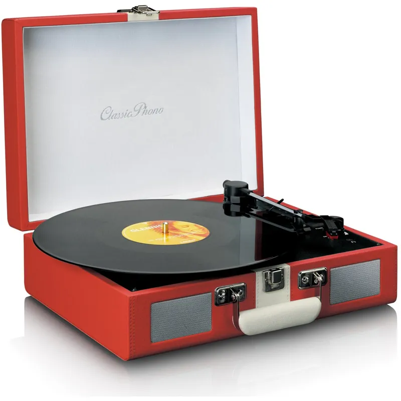 Lenco TT-110 RDWH Portable Bluetooth Turntable Handla nu