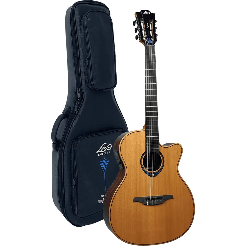 LAG Guitars Tramontane HyVibe 15 TNHV15ACE Electro-Classical I lager
