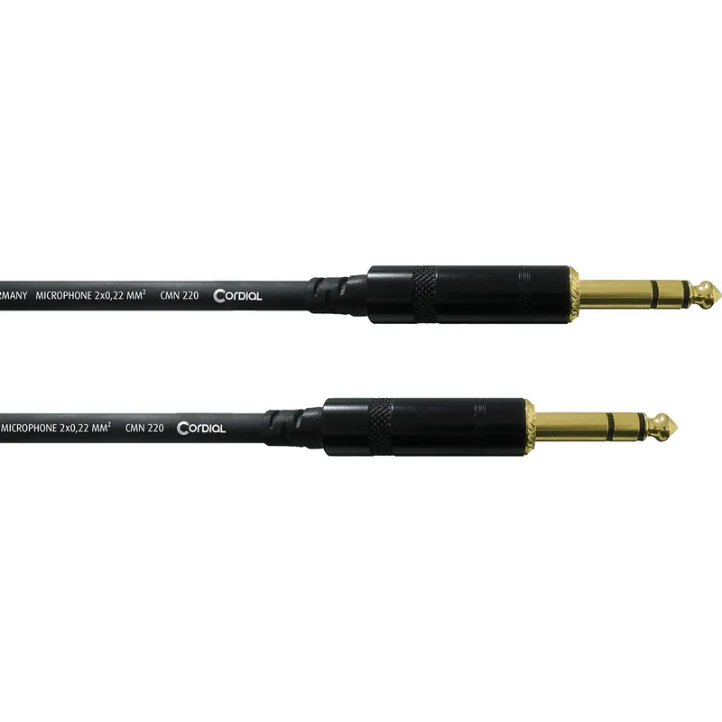 Fri frakt Cordial CFM0.3VV Intro TRS Jack Cable, 3m