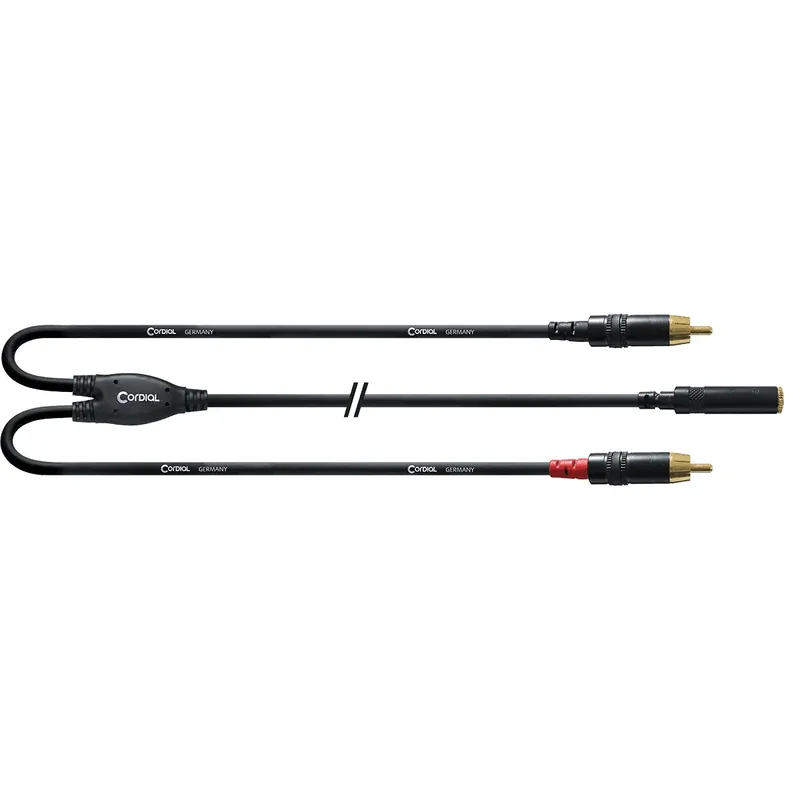 Cordial CFY0.3YCC Intro TRS Mini-Jack to 2x RCA, 0.3m Lägg i varukorgen
