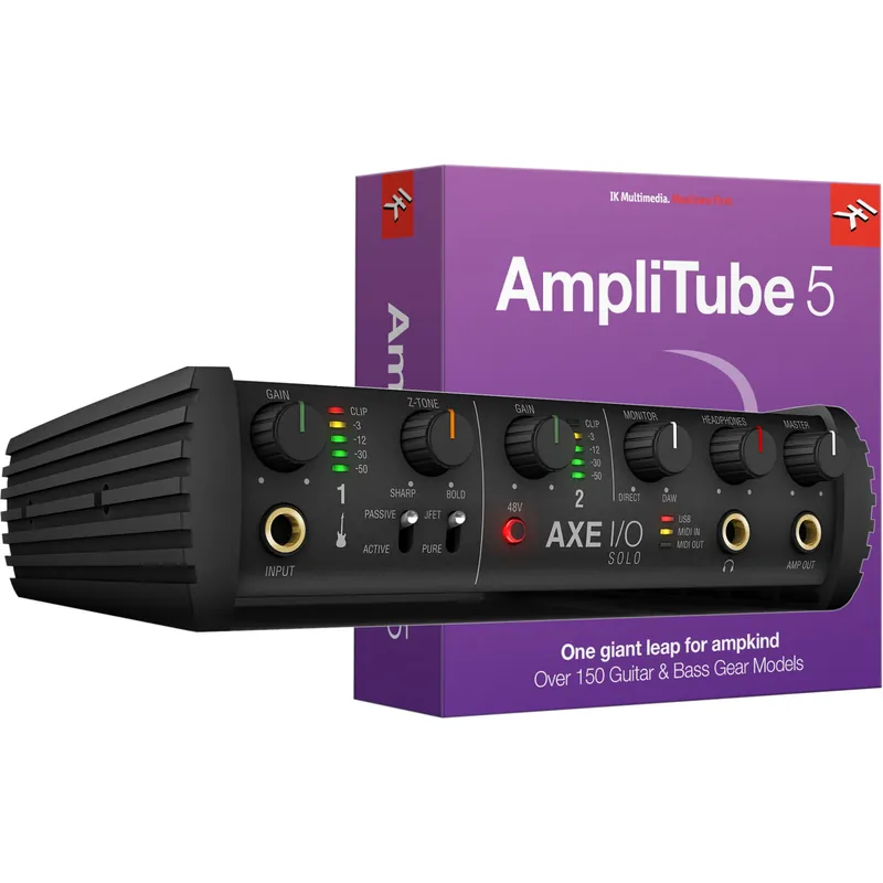 Reapris IK Multimedia Axe I/O Solo with AmpliTube 5 Bundle