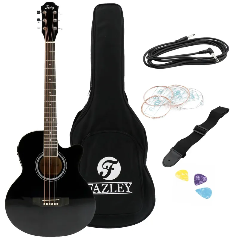 Fazley W80-SGABK Slim Grand Auditorium Starter Pack Black El Utförsäljning