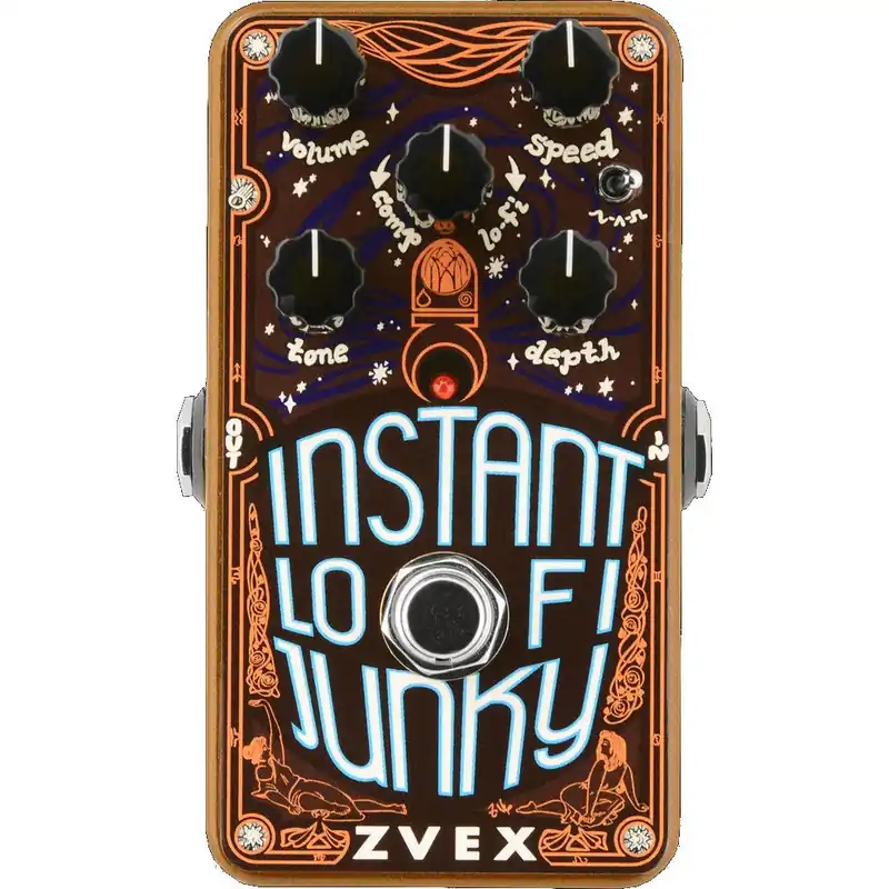 ZVEX Effects Instant Lo-Fi Junky Vertical Vexter Chorus Effe Snabb leverans