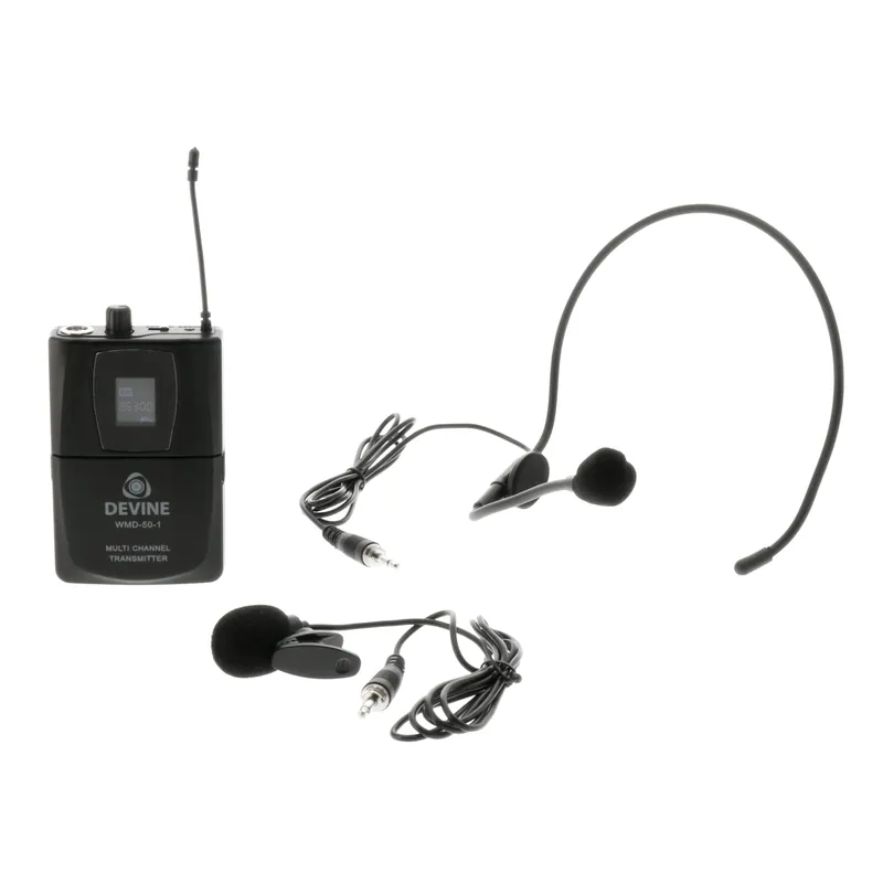 Devine WMD-50-1 Bodypack set for the WMD-50 Duo (863 MHz) Snabb leverans