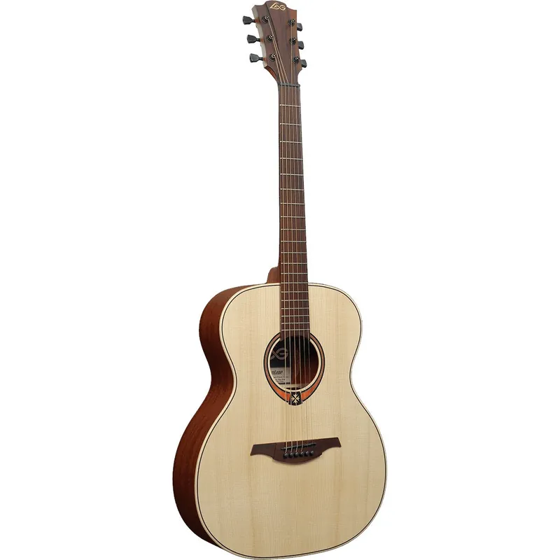 LAG Guitars Tramontane 70 T70A Natural Acoustic Guitar Snabb leverans