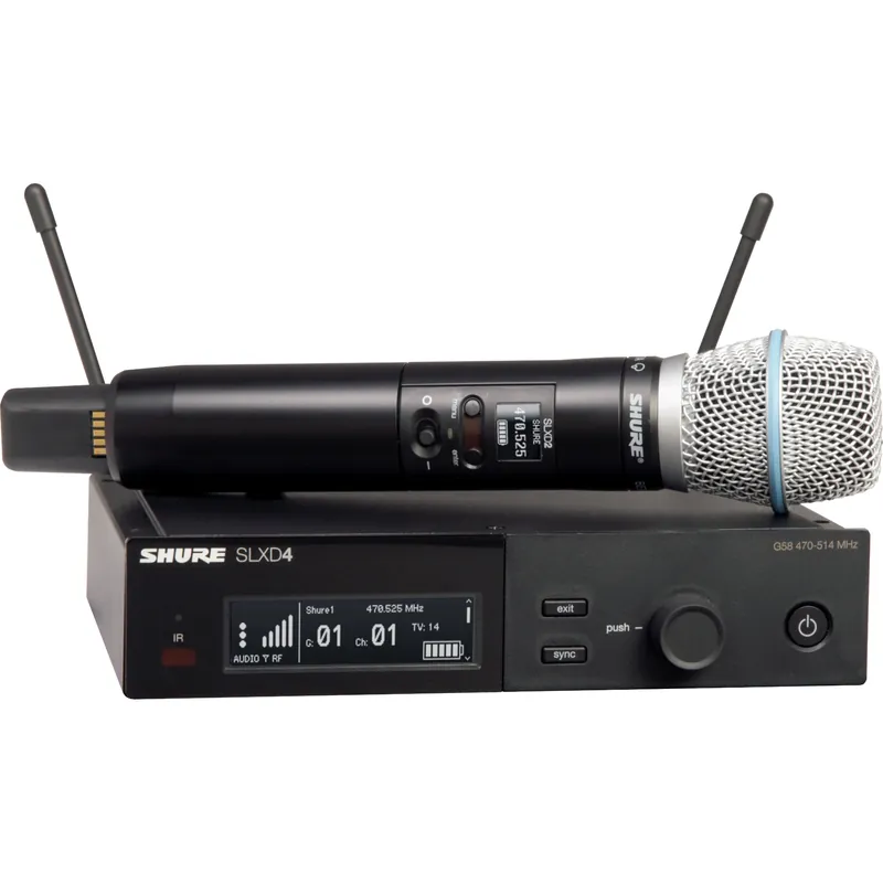 Köp online Shure SLXD24/B87A-S50 Handheld Wireless System (823 - 832 MH