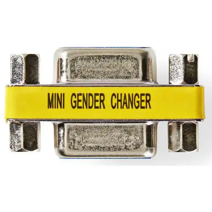 Nedis CCVC59810ME Mini Gender Changer, Female VGA to Female Begränsat antal